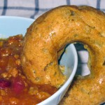 Donut Roll on Soup Bowl